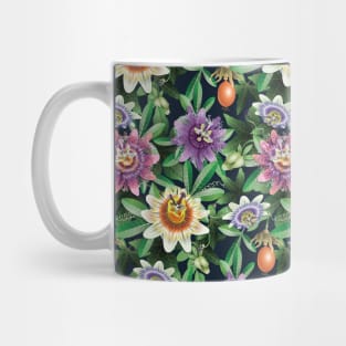 Multicolor Passion Flowers Mug